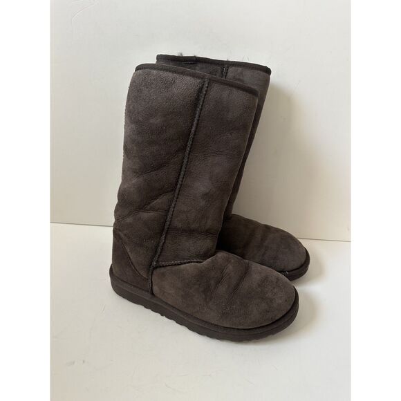 UGG Women's Classic Tall Brown Boots - Picture 1 of 5